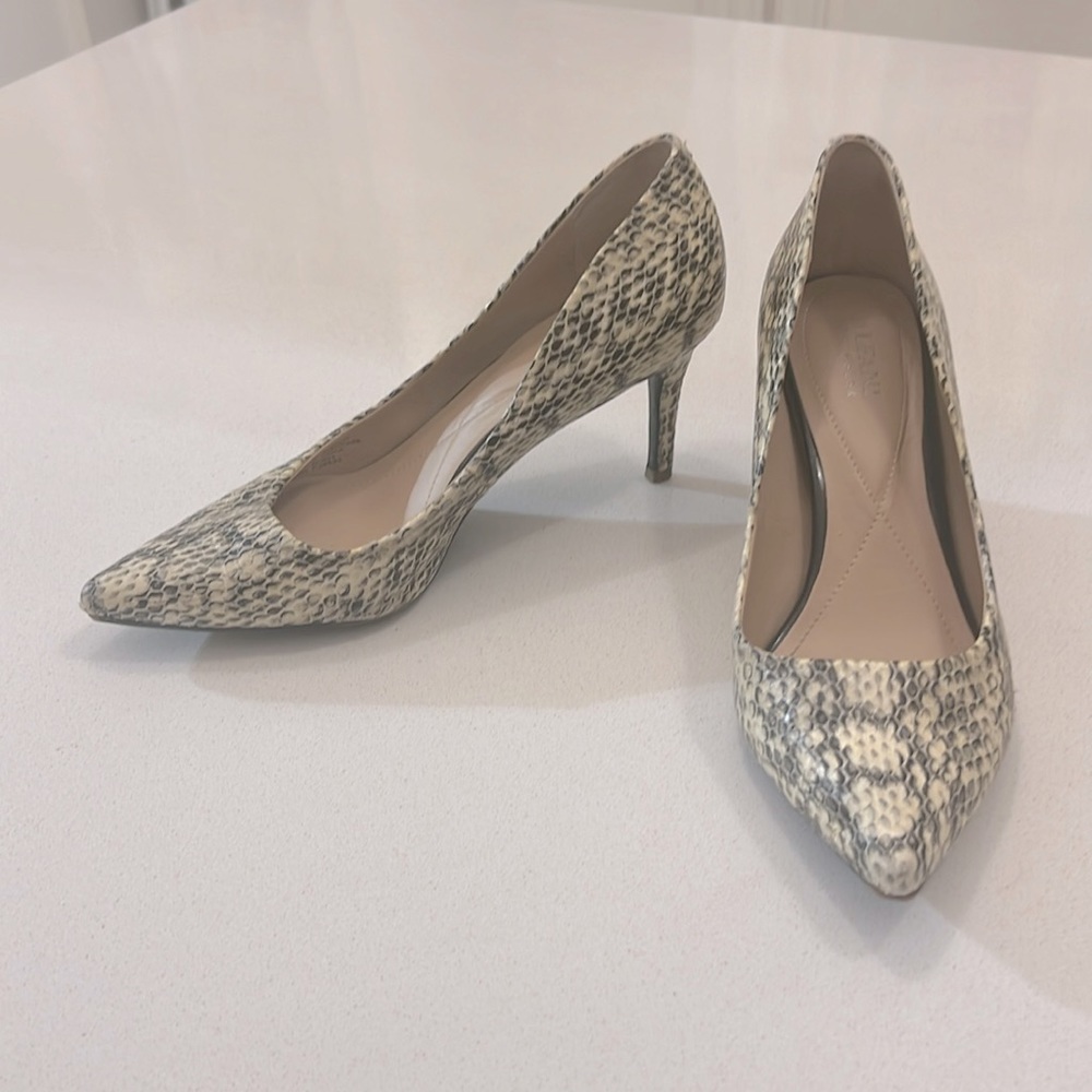 Alfani “Step O Flex” Faux Snake 3” Heels